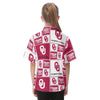 Oklahoma Sooners Kid's Hawaiian Vacation Shirt - Big 12 football apparel varsity sportswear product image 4.0