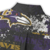 baltimore-ravens-womens-shirt-125gsm-cotton purple black football outfit side view