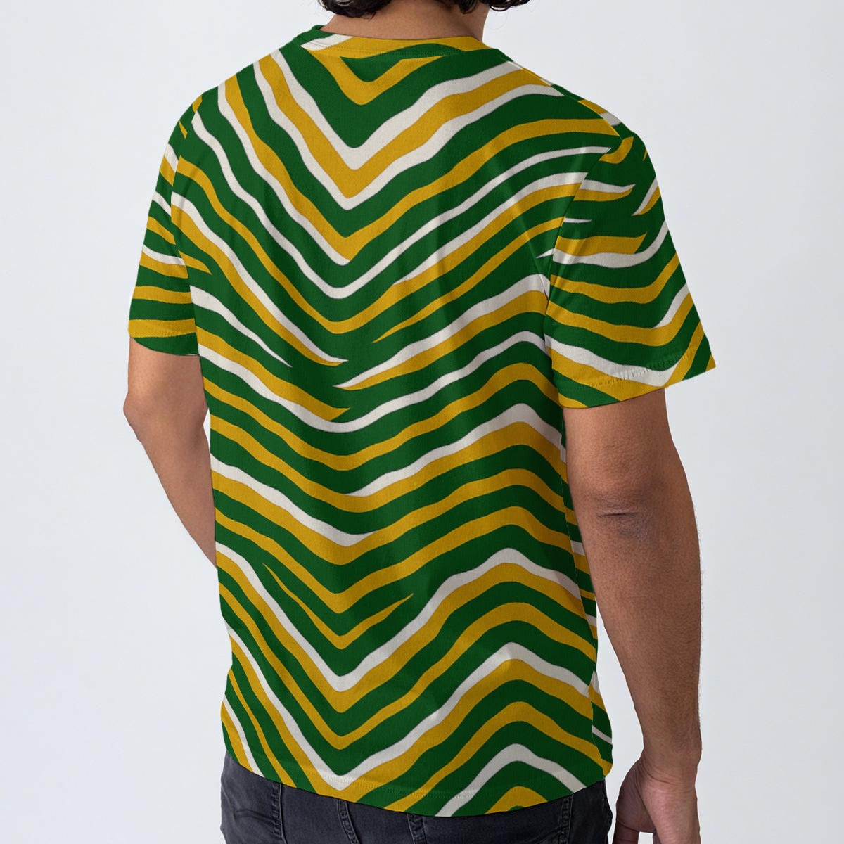 Green Bay Football Yellow Green Men’s O-Neck T-Shirt 190GSM Cotton – Game Day Streetwear