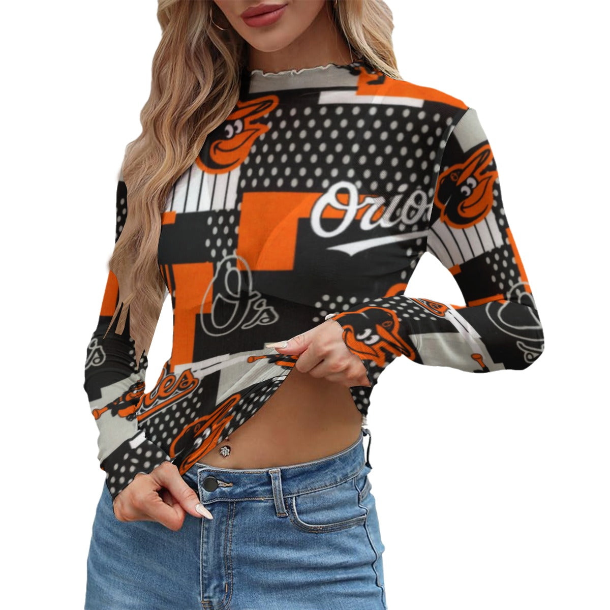 Baltimore Orioles Women's Mesh T-shirt baltimore orioles baseball fan apparel game day outfit