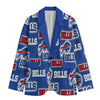 Buffalo football Flat Lapel Collar Suit Blazer