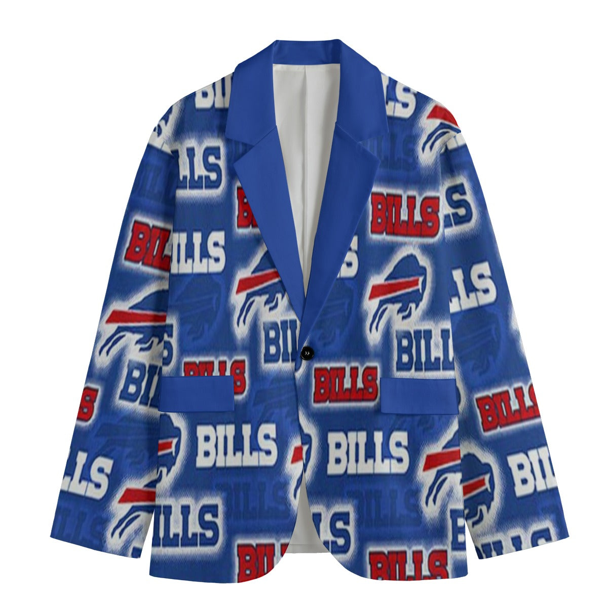 Buffalo football Flat Lapel Collar Suit Blazer