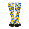 White Smoke Los Angeles Chargers Camo Long Socks