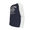 Dark Slate Gray New York Baseball Raglan Long Sleeve Shirt – Navy and White Athletic Champs Est. 1903