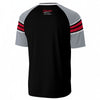Columbus Ohio State Buckeyes Black and Grey Shirt – Retro Columbus Football V Neck Game Day Tee White game day varsity apparel
