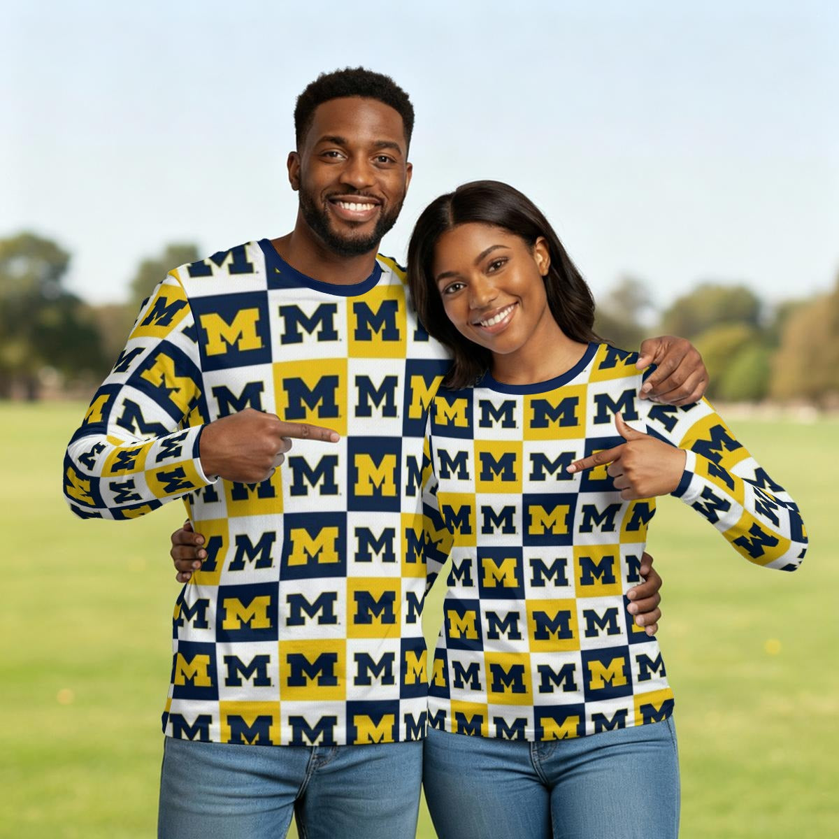 Michigan - Wolverines Long Sleeve T-Shirt – nfl fan apparel, fan gear, image 1.0