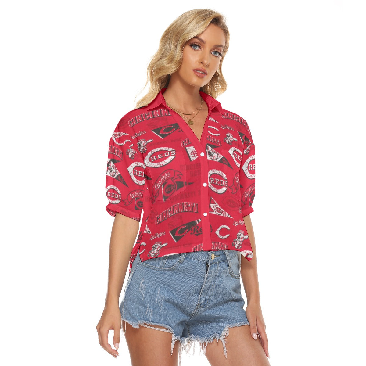 nan cincinnati reds baseball fan apparel game day outfit