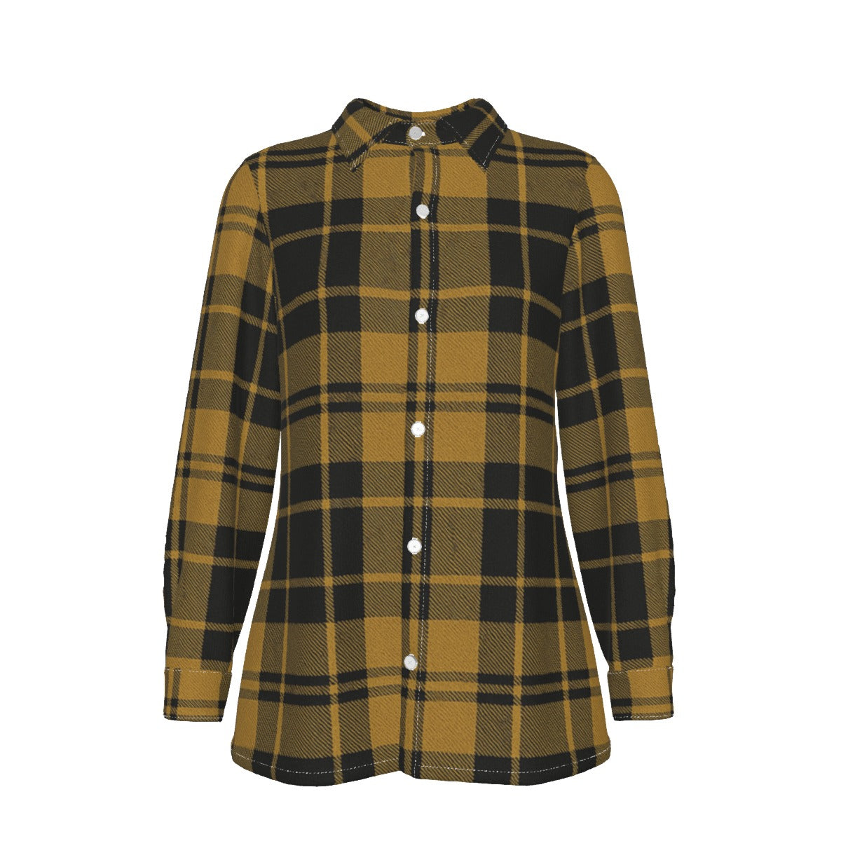 colorado buffaloes tartan plaid black gold  women tartan plaid game day shirt