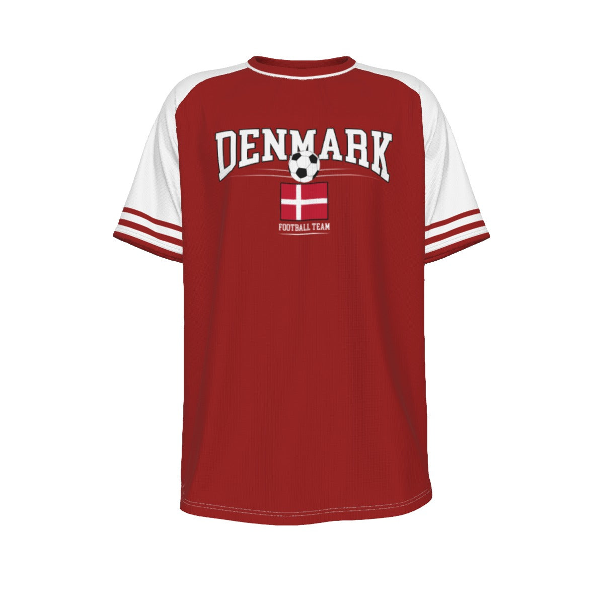 White Smoke Denmark Soccer Fan T-Shirt – Vintage Denmark Football Shirt Retro Danish National Team Style | Classic Denmark Soccer Tee