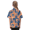 Auburn Tigers Kid's Hawaiian Vacation Shirt - Auburn aesthetic tee varsity sportswear product image 4.0