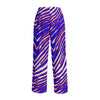 White Smoke Buffalo football Unisex Wide Leg Pants | Interlock – Red Blue White Zebra Game Day Style