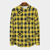 Iowa Hawkeyes Stand Collar Shirt With Long Sleeve|110GSM Imitation Flax - Big Ten football apparel varsity sportswear product image 1.0
