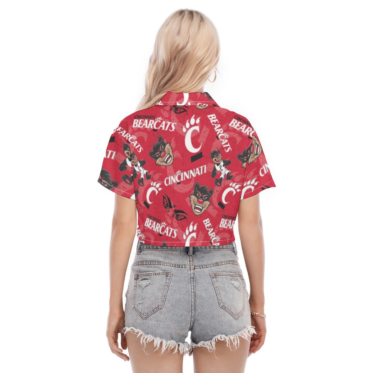 Cincinnati Bearcats Women's Cropped Shirt varsity sportswear product image 4.0