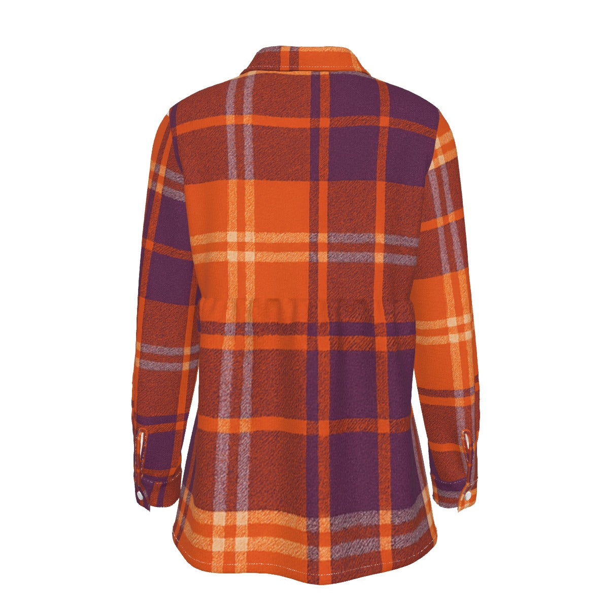 auburn tigers tartan plaid orange navy  women tartan plaid game day shirt