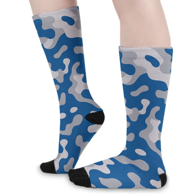 Detroit Lions Camo Long Socks – game day outfit, sportswear style, image 1.0