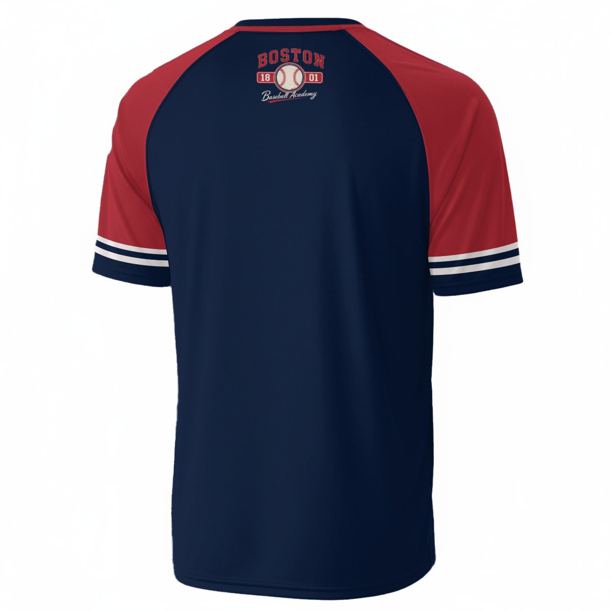 Boston Baseball Academy T-Shirt – Navy and Red Vintage Sports Tee – Retro Game Day Shirt streetwear fashion product image 3