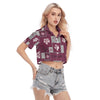 Texas A&M - Aggies Women's Cropped Shirt - Aggies fan gear varsity sportswear product image 2.0