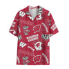 Wisconsin Madison Badgers Hawaii Shirt | 120GSM - Badgers football tee varsity sportswear product image 1.0