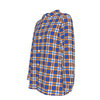 florida gators tartan plaid blue orange  women tartan plaid game day shirt
