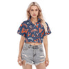Virginia Cavaliers Women's Cropped Shirt White sports streetwear apparel
