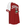 Jordan Soccer T-Shirt Red White – Jordan Football Shirt The Falcons Fan Tee