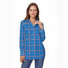 kansas jayhawks tartan plaid women shirt women tartan plaid game day fashion