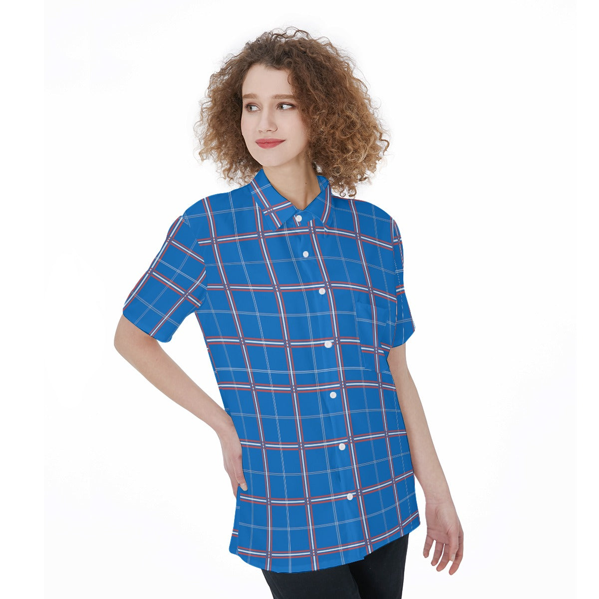 kansas jayhawks tartan plaid women shirt women tartan plaid game day fashion