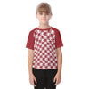 Alabama - Crimson Tide Kid's Raglan Sleeve T-shirt White varsity sports apparel