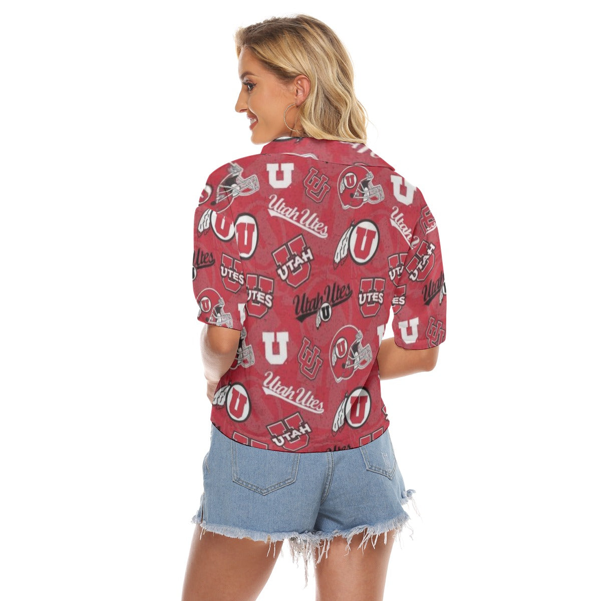 Utah Utes Women's V-neck Shirts varsity sportswear product image 4.0
