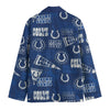 Indianapolis football blazer blue game day jacket