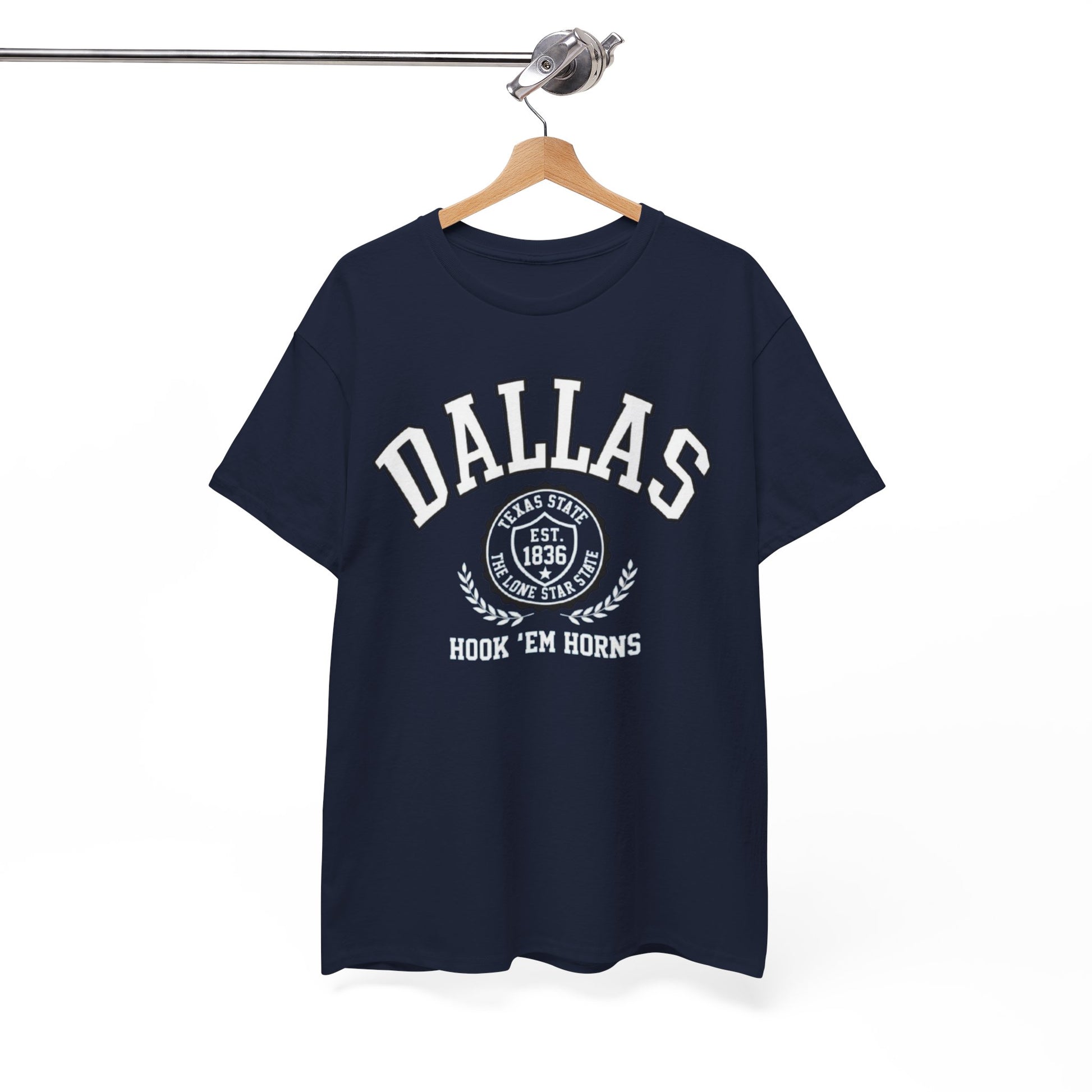 White Smoke Dallas 'Hook 'Em Horns' College Graphic Tee  city t shirt  college style shirt