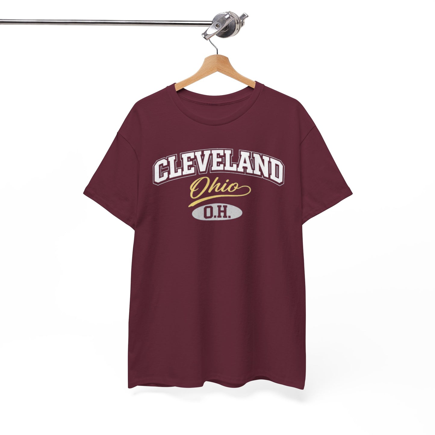 Cleveland Ohio Vintage Script T-Shirt — Retro tee