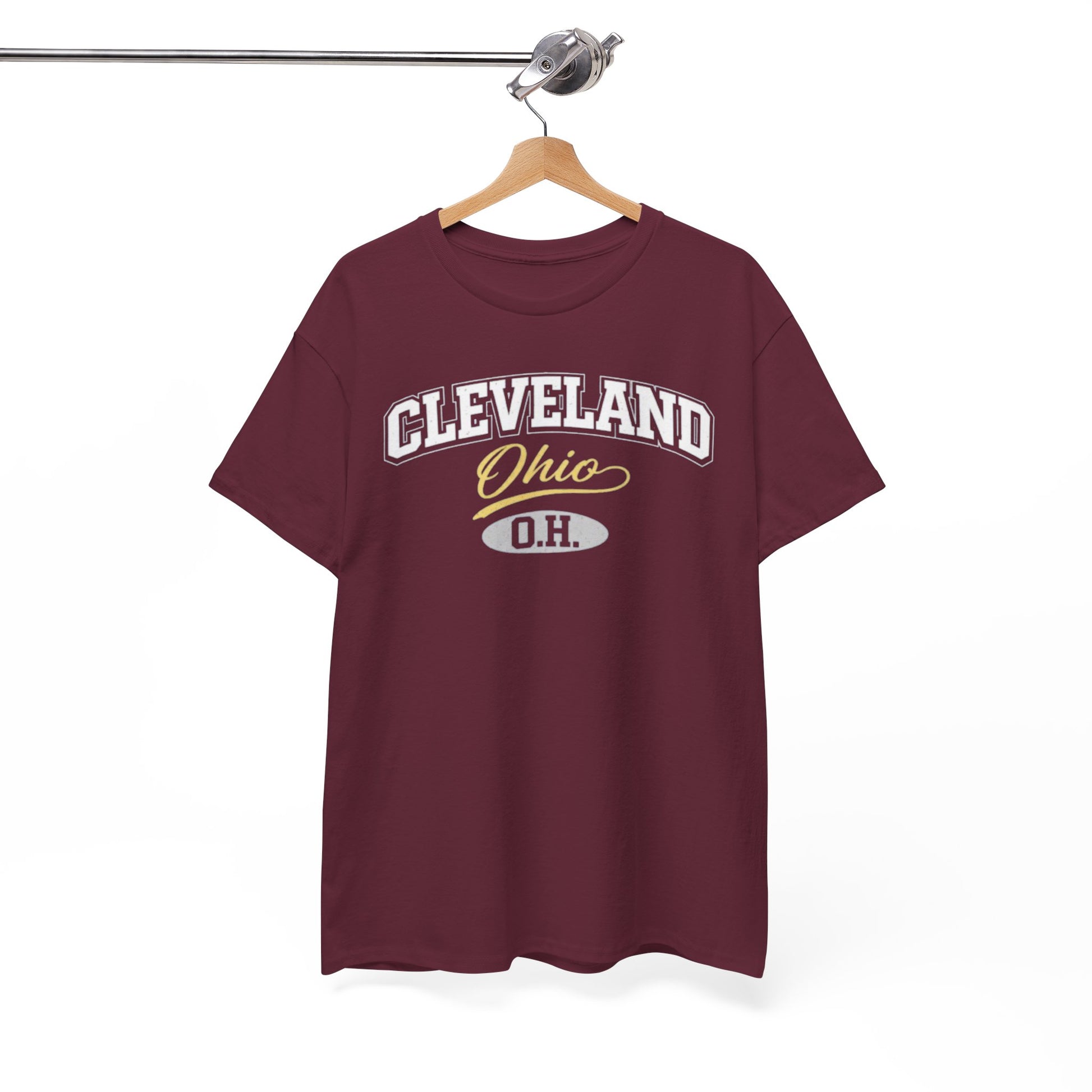 Cleveland Ohio Vintage Script T-Shirt — Retro tee streetwear fashion product image 1