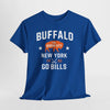 Lavender Buffalo New York "The Queen City" Go Bills T-Shirt
