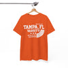 White Smoke Tampa varsity FL t-shirt,  athletic tee vintage collegiate sports style shirt