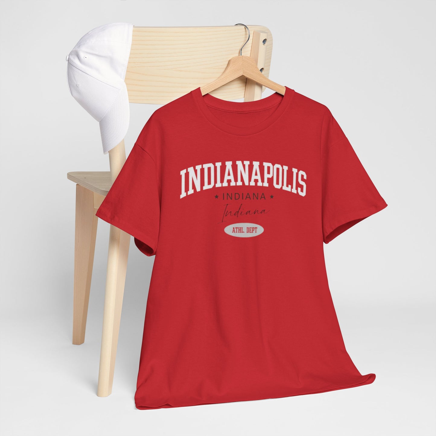 Firebrick Indianapolis Indiana Tee — Retro Collegiate City Shirt