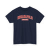 Dark Slate Gray Indianapolis Indiana T-Shirt — Retro Collegiate City Tee