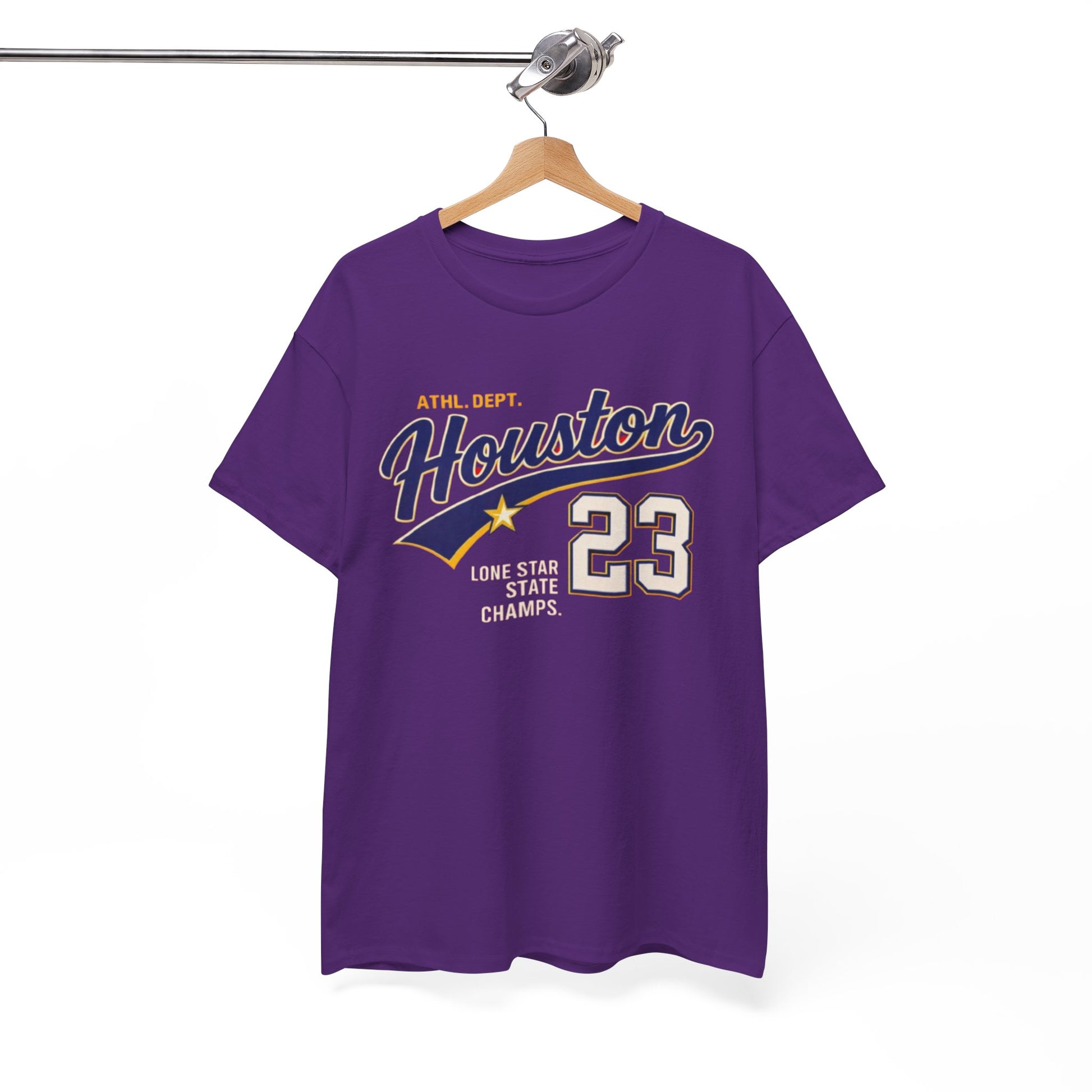 White Smoke Houston 23 tee city athletic shirt retro sports vintage tee