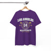 White Smoke Los Angeles 84 Vintage Sports T‑Shirt — Premium Collegiate Tee