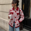 Alabama Crimson Tide Elephant Stripe Game Day Jacket – Trendy Crimson and White Football Streetwear