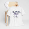Lavender Columbus Ohio Athletic Tee – Vintage Collegiate Graphic T-Shirt