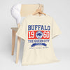 Lavender Buffalo 1960 The Queen City Team Tee — Vintage New York Sports Shirt