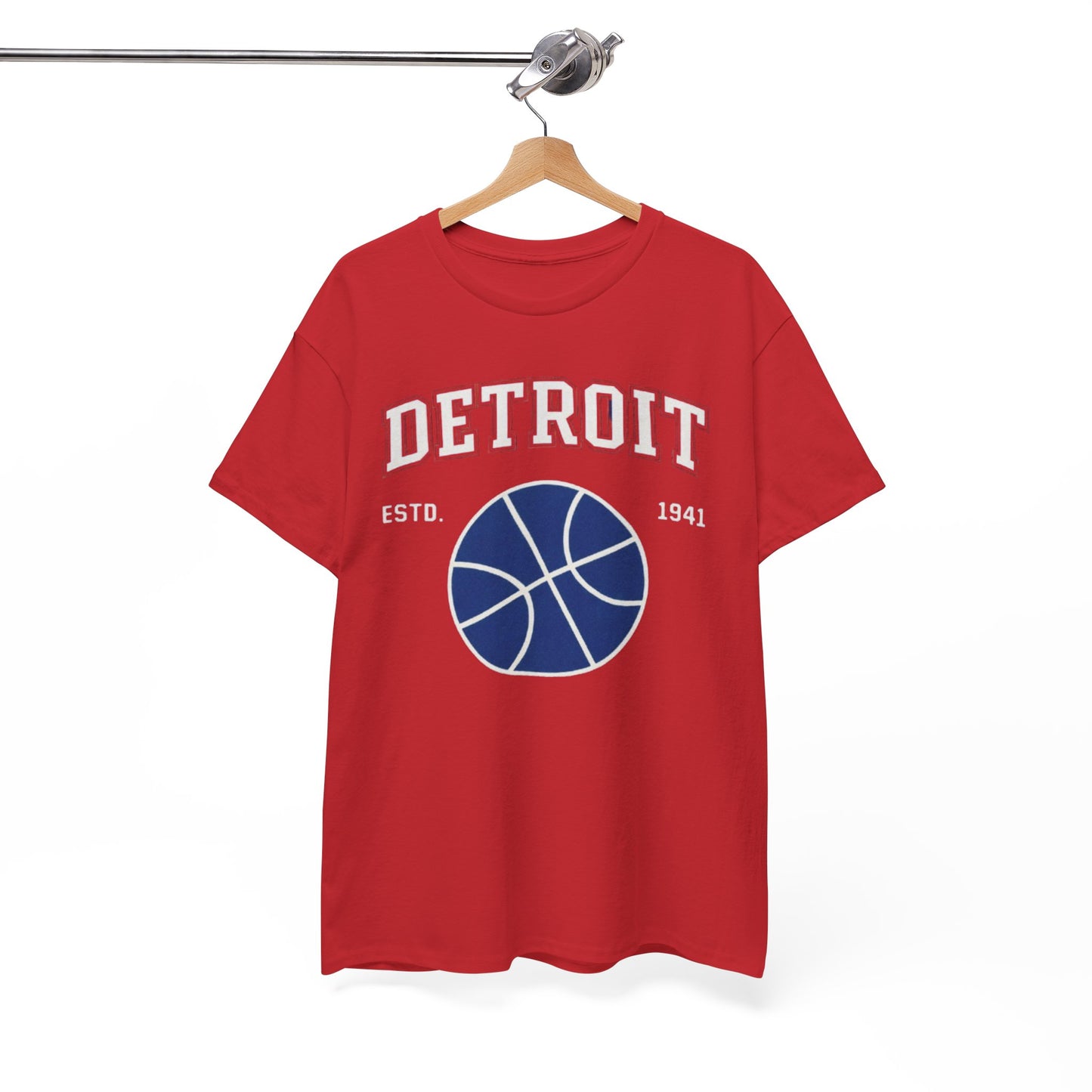 Detroit Basketball Tee — EST. 1941 Vintage Sport Graphic Shirt