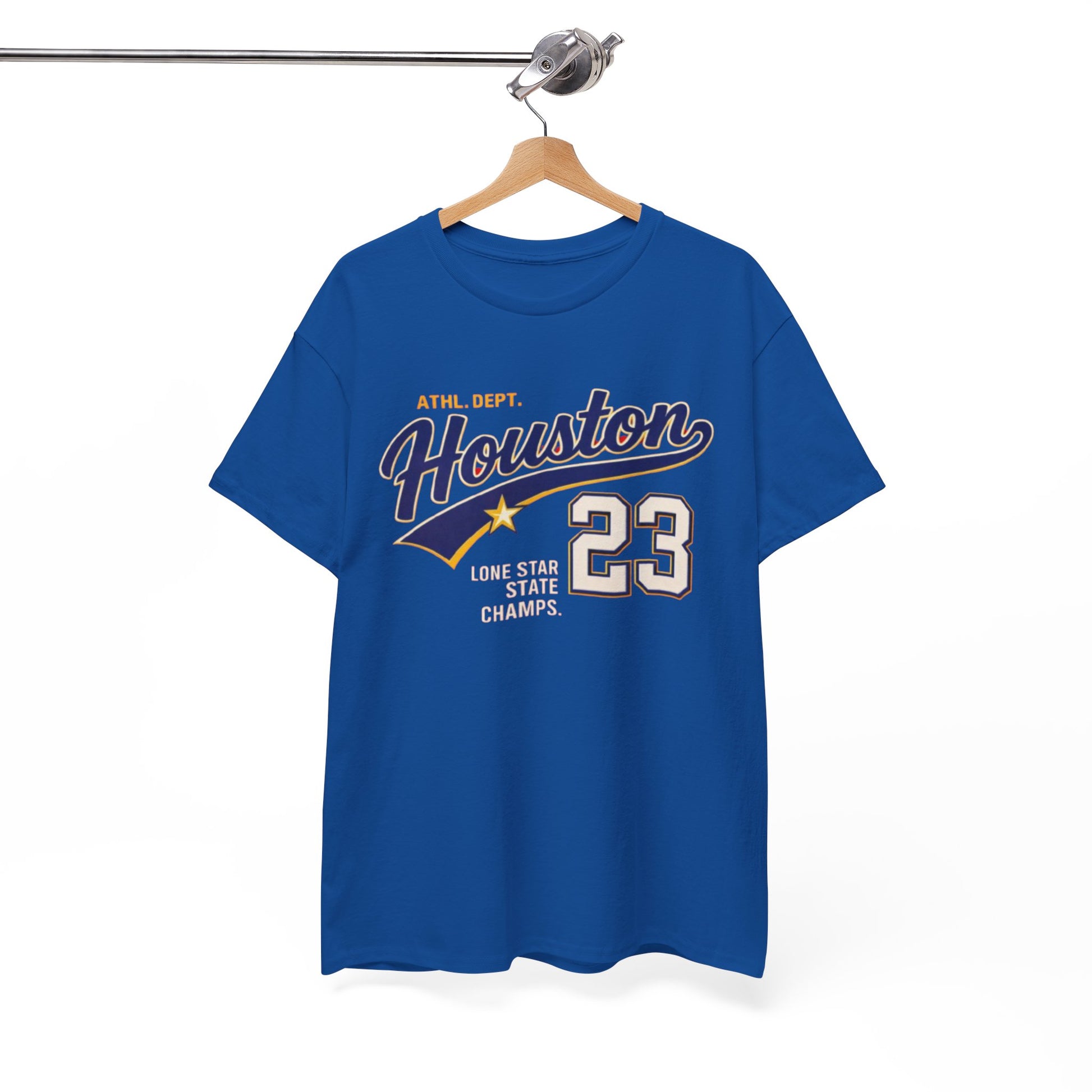 White Smoke Houston 23 tee city athletic shirt retro sports vintage tee