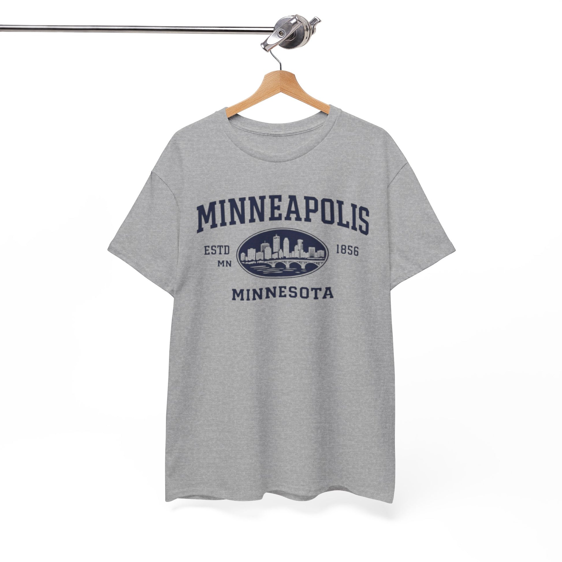 Minneapolis Minnesota Skyline Tee – Vintage City Graphic T-Shirt streetwear fashion product image 8