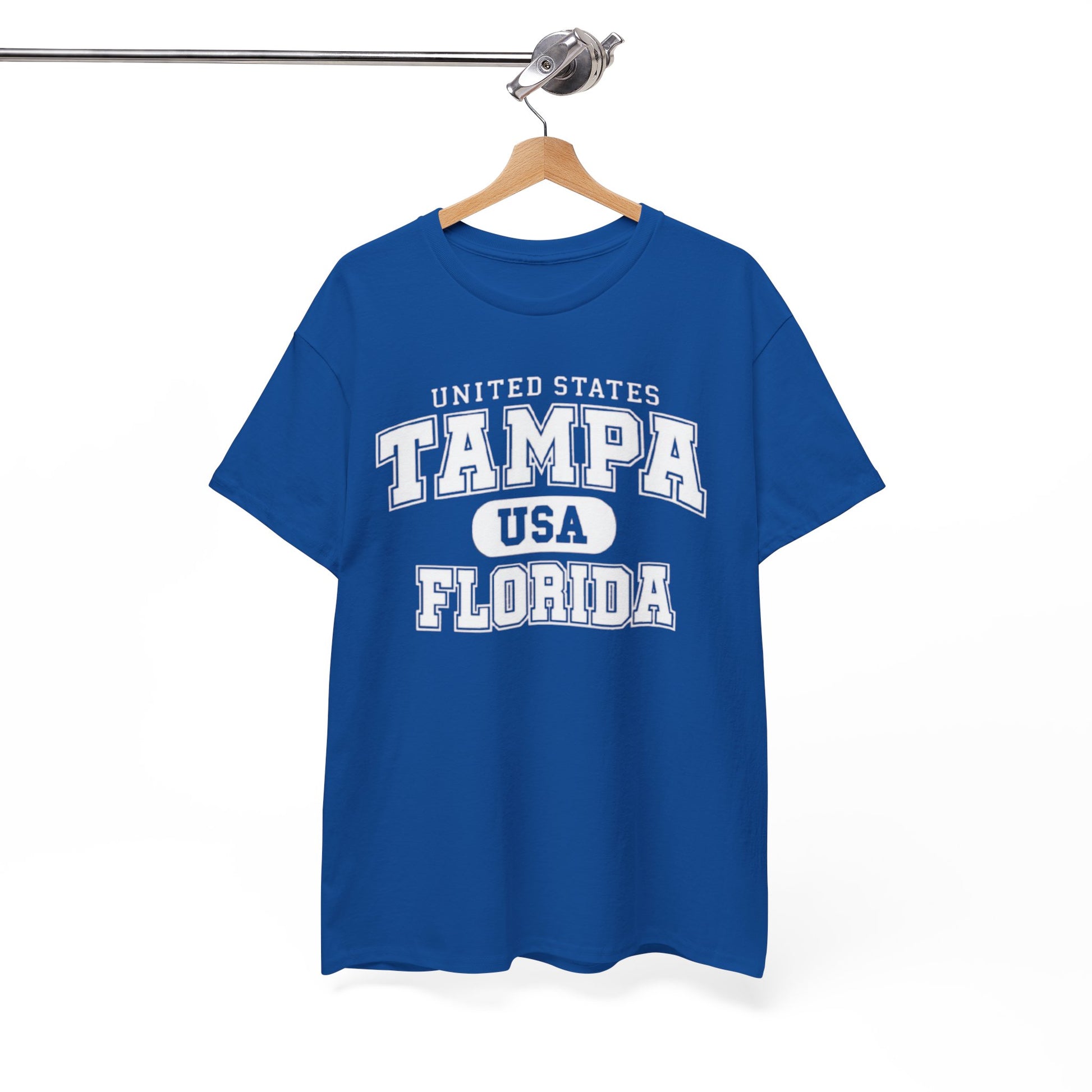 White Smoke Tampa Florida USA Retro Athletic T-Shirt