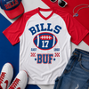 Buffalo Football 17 Retro T-Shirt – Vintage Buffalo Game Day Fan Shirt