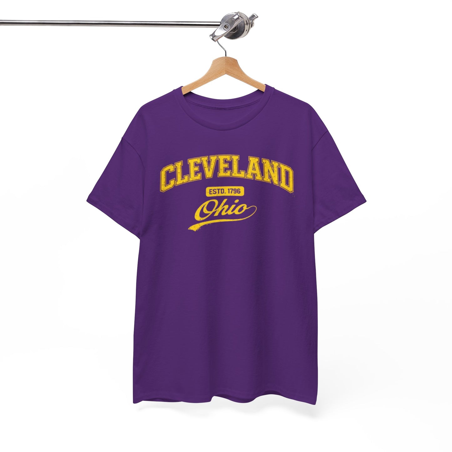 Cleveland Ohio Vintage Script Tee — Retro T-Shirt