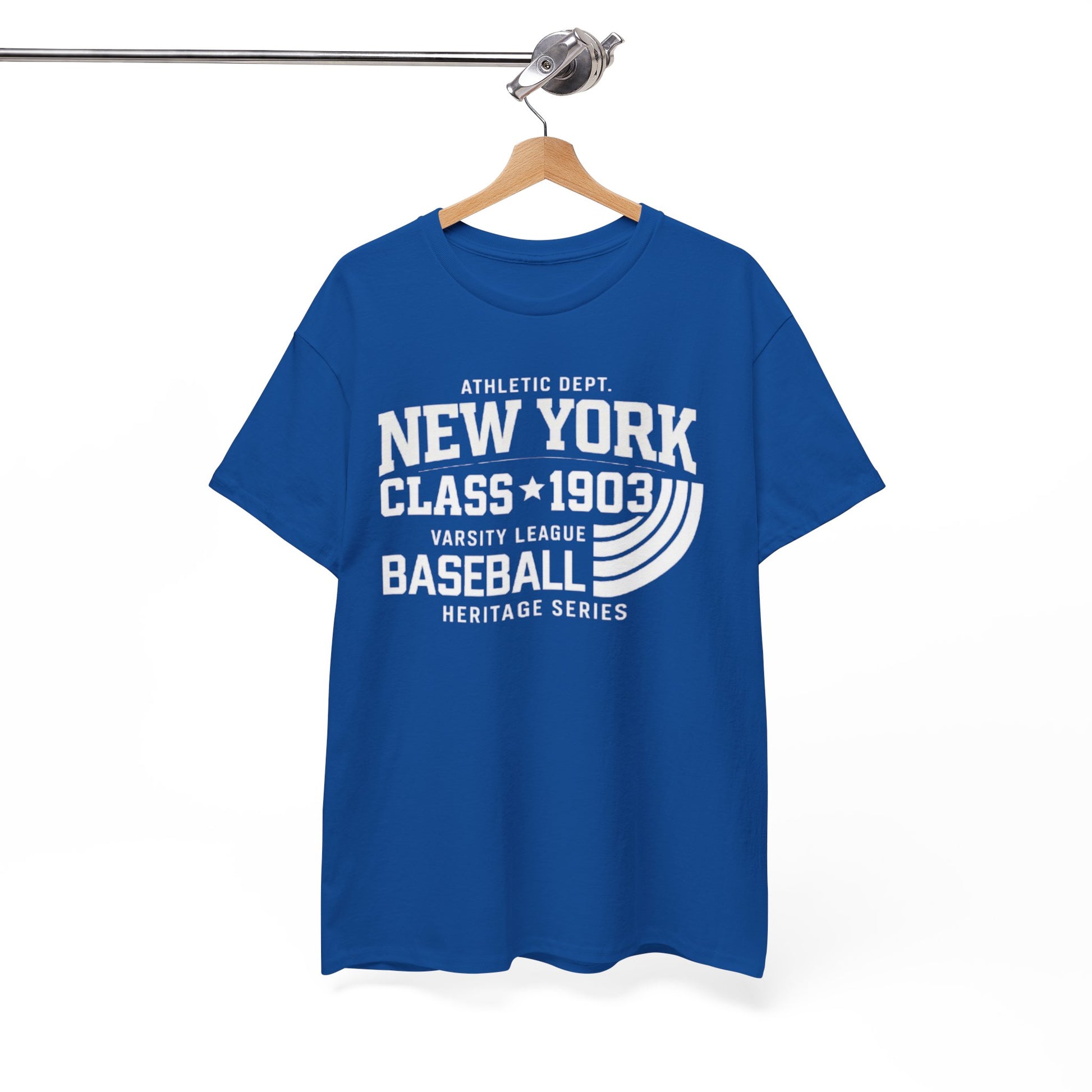 White Smoke New York Baseball T-Shirt – Athletic Dept Class 1903 Varsity tee