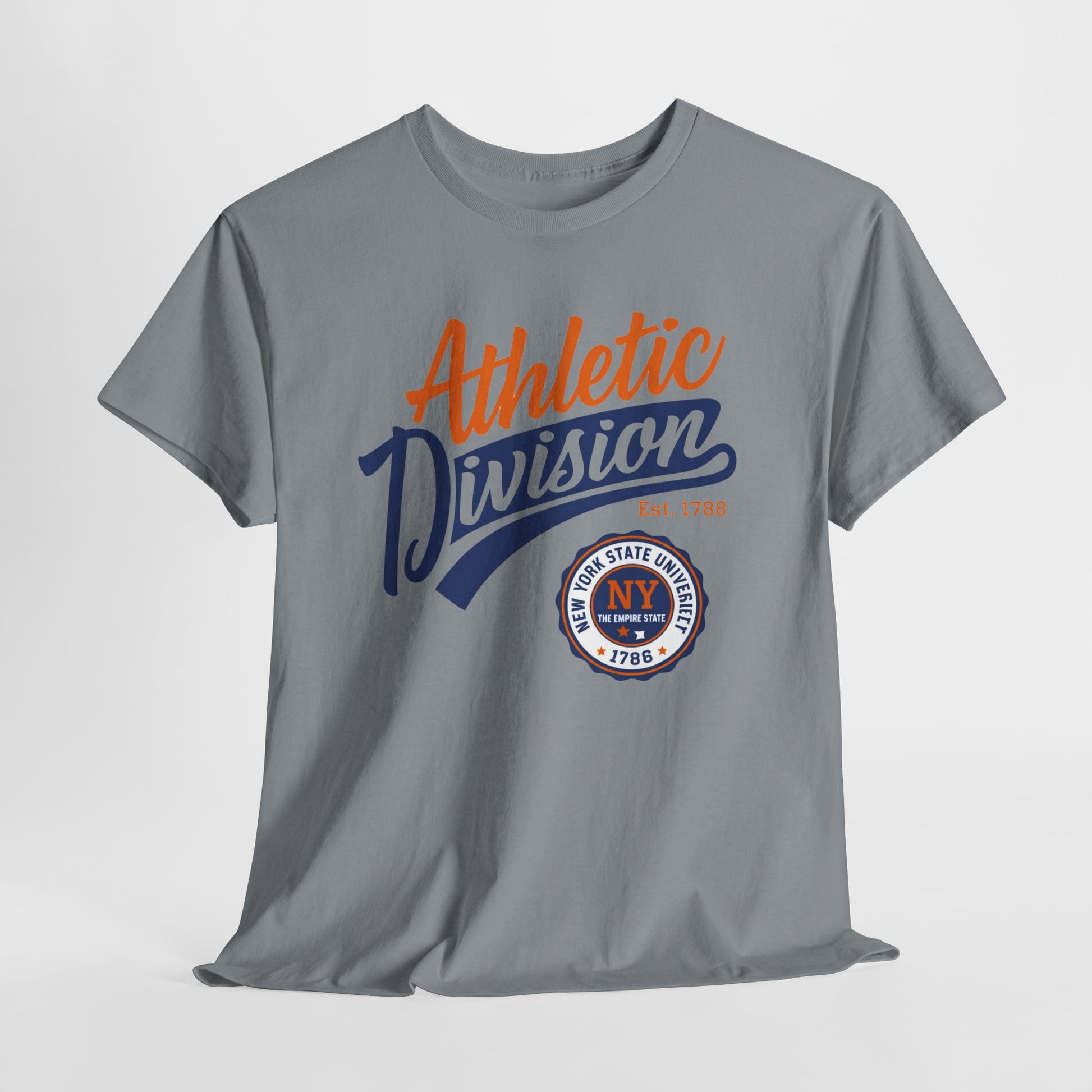 Lavender Athletic Division NY Vintage Graphic Tee collegiate style t-shirt